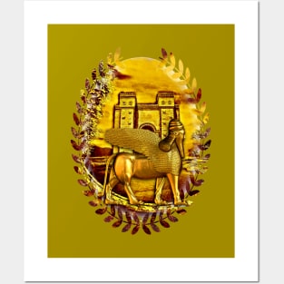 Golden Assyria Posters and Art